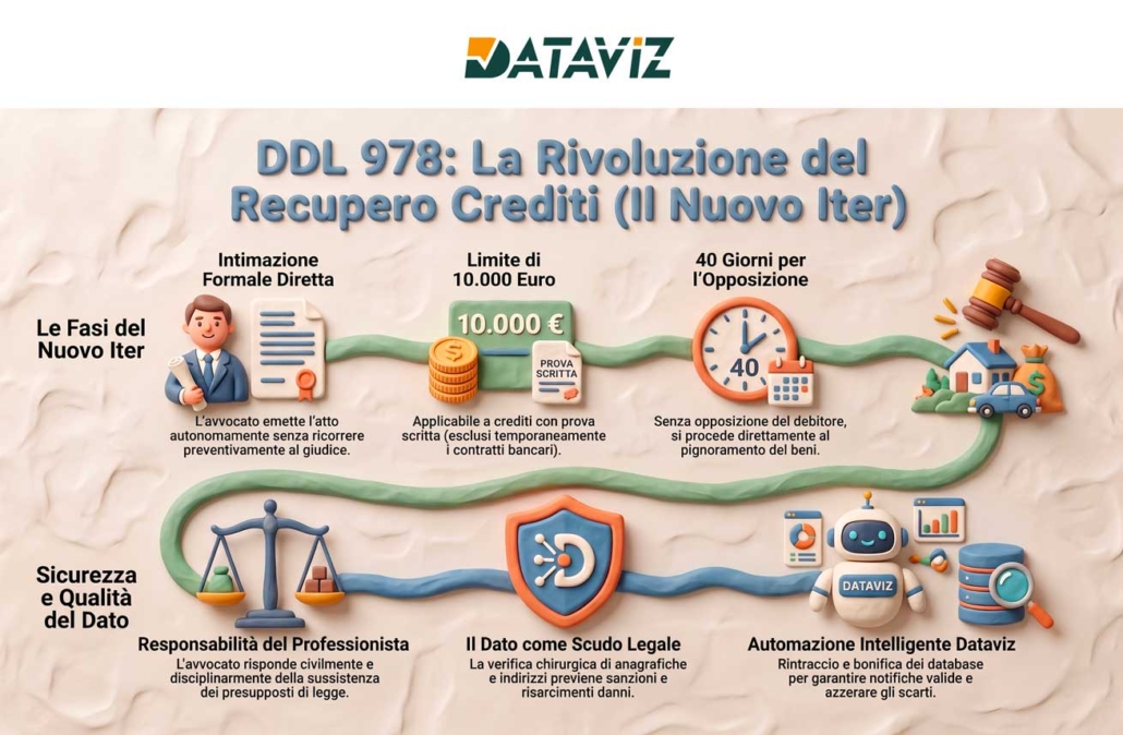 Nuovo iter recupero crediti