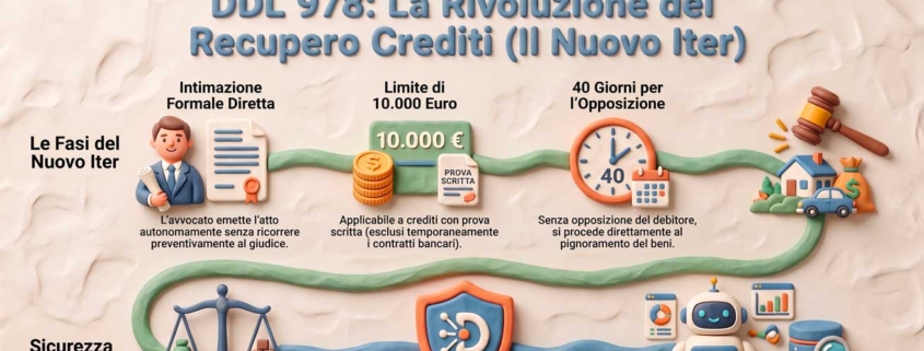 Nuovo iter recupero crediti